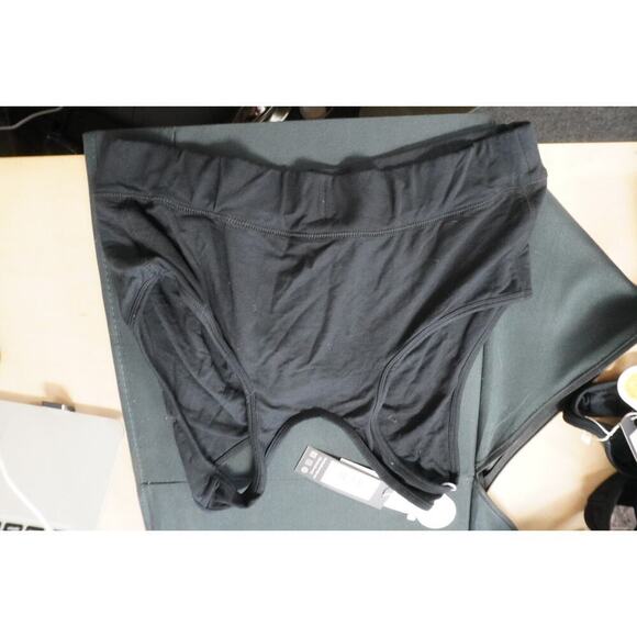 Kindred Bravely French Terry Racerback Nursing Maternity Sleep Black Bra - Picture 7 of 13